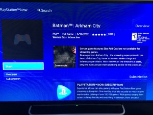 Pas de Catwoman dans l'Arkham City du PS Now...